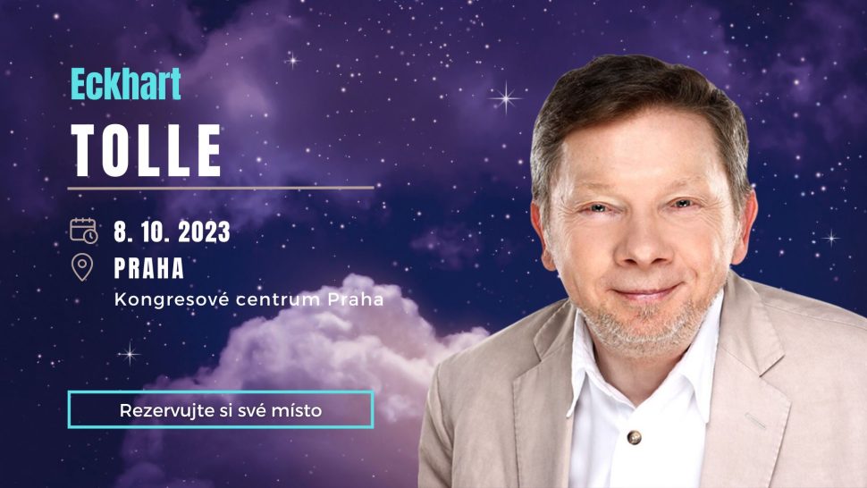 Eckhart Tolle v Praze 2023