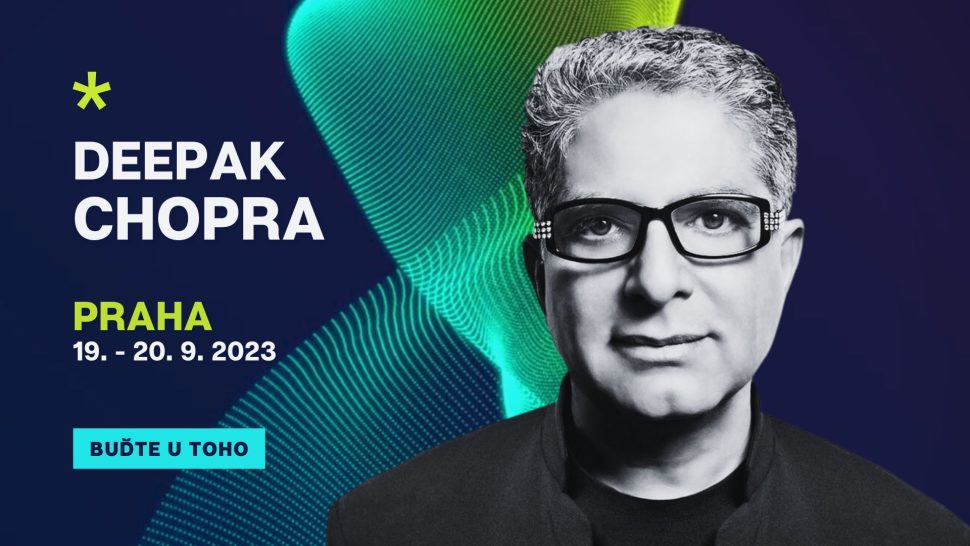 Deepak Chopra v Praze 2023